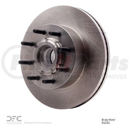 604-54224 by DYNAMIC FRICTION COMPANY - GEOSPEC Coated Rotor - Blank