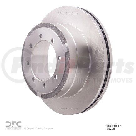 604-54225 by DYNAMIC FRICTION COMPANY - GEOSPEC Coated Rotor - Blank