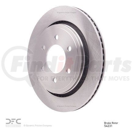 604-54231 by DYNAMIC FRICTION COMPANY - GEOSPEC Coated Rotor - Blank