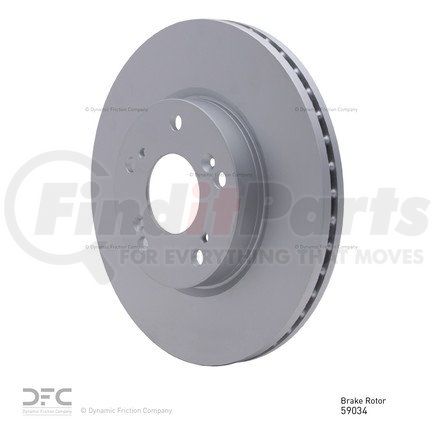 604-59034 by DYNAMIC FRICTION COMPANY - GEOSPEC Coated Rotor - Blank