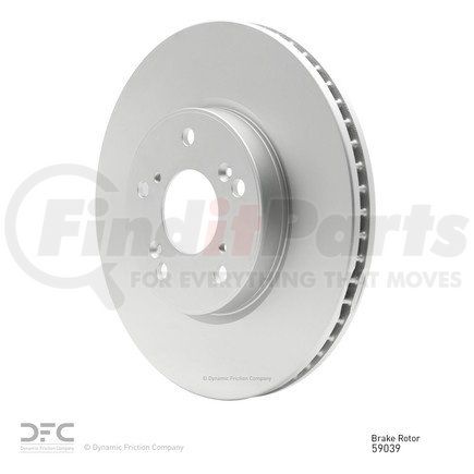 604-59039 by DYNAMIC FRICTION COMPANY - GEOSPEC Coated Rotor - Blank