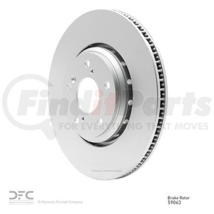 604-59063 by DYNAMIC FRICTION COMPANY - GEOSPEC Coated Rotor - Blank