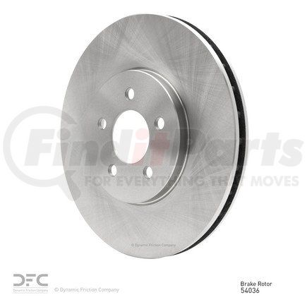 604-54036 by DYNAMIC FRICTION COMPANY - GEOSPEC Coated Rotor - Blank