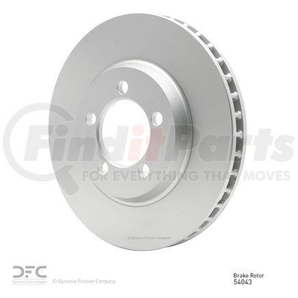 604-54043 by DYNAMIC FRICTION COMPANY - GEOSPEC Coated Rotor - Blank