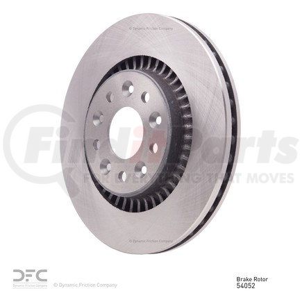 604-54052 by DYNAMIC FRICTION COMPANY - GEOSPEC Coated Rotor - Blank