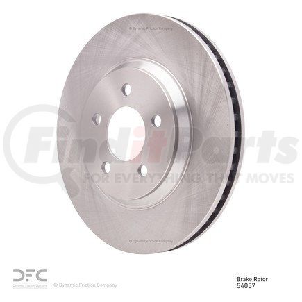 604-54057 by DYNAMIC FRICTION COMPANY - GEOSPEC Coated Rotor - Blank