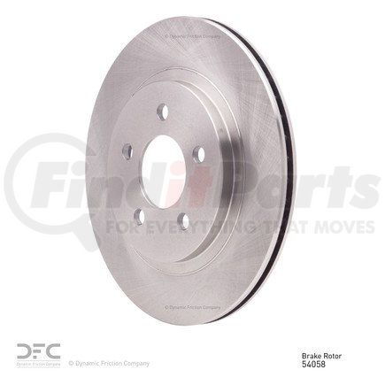 604-54058 by DYNAMIC FRICTION COMPANY - GEOSPEC Coated Rotor - Blank