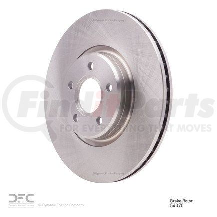 604-54070 by DYNAMIC FRICTION COMPANY - GEOSPEC Coated Rotor - Blank