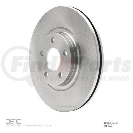 604-54069 by DYNAMIC FRICTION COMPANY - GEOSPEC Coated Rotor - Blank