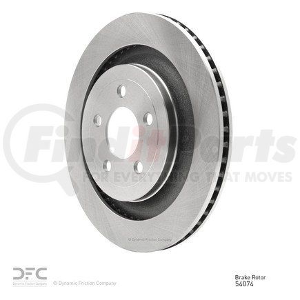 604-54074 by DYNAMIC FRICTION COMPANY - GEOSPEC Coated Rotor - Blank