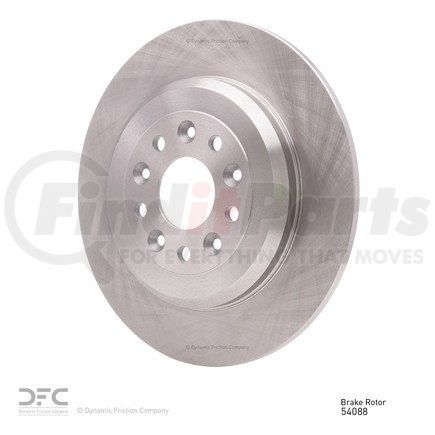 604-54088 by DYNAMIC FRICTION COMPANY - GEOSPEC Coated Rotor - Blank