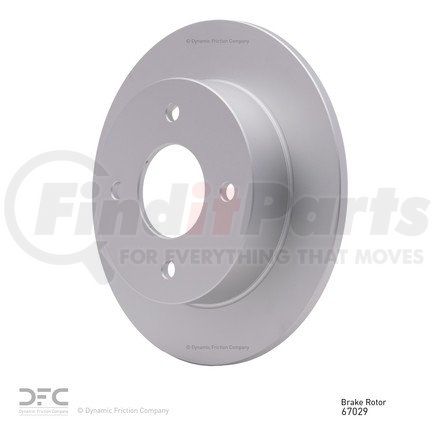 604-67029 by DYNAMIC FRICTION COMPANY - GEOSPEC Coated Rotor - Blank