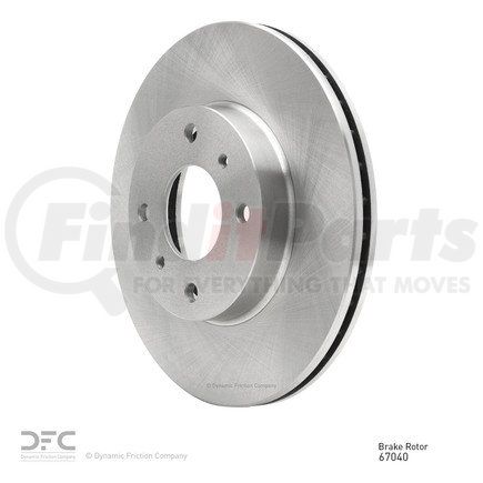 604-67040 by DYNAMIC FRICTION COMPANY - GEOSPEC Coated Rotor - Blank