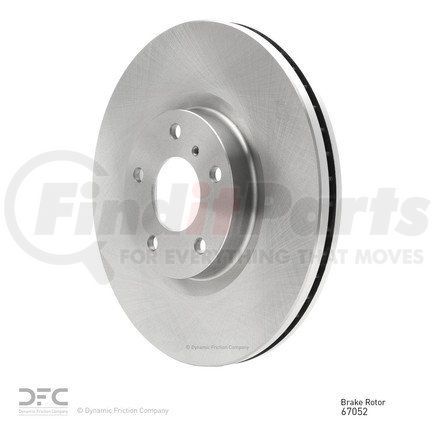 604-67052 by DYNAMIC FRICTION COMPANY - GEOSPEC Coated Rotor - Blank