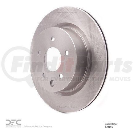 604-67055 by DYNAMIC FRICTION COMPANY - GEOSPEC Coated Rotor - Blank