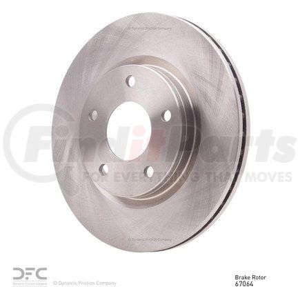 604-67064 by DYNAMIC FRICTION COMPANY - GEOSPEC Coated Rotor - Blank