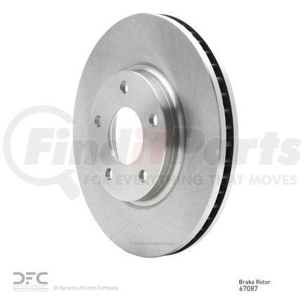 604-67087 by DYNAMIC FRICTION COMPANY - GEOSPEC Coated Rotor - Blank