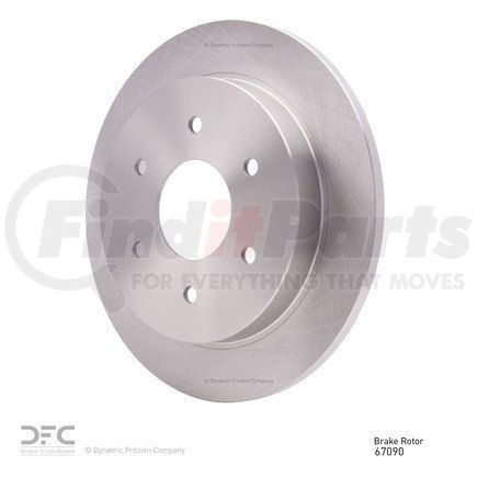 604-67090 by DYNAMIC FRICTION COMPANY - GEOSPEC Coated Rotor - Blank