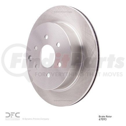 604-67093 by DYNAMIC FRICTION COMPANY - GEOSPEC Coated Rotor - Blank