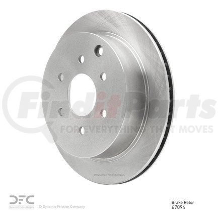 604-67094 by DYNAMIC FRICTION COMPANY - GEOSPEC Coated Rotor - Blank