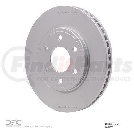 604-67095 by DYNAMIC FRICTION COMPANY - GEOSPEC Coated Rotor - Blank