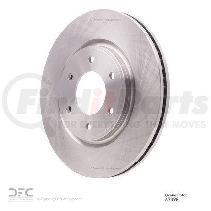 604-67098 by DYNAMIC FRICTION COMPANY - GEOSPEC Coated Rotor - Blank