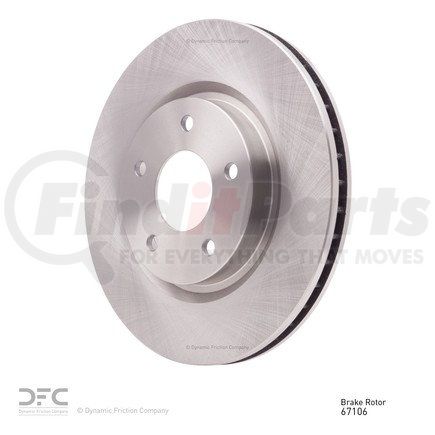 604-67106 by DYNAMIC FRICTION COMPANY - GEOSPEC Coated Rotor - Blank