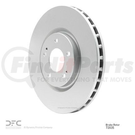 604-72035 by DYNAMIC FRICTION COMPANY - GEOSPEC Coated Rotor - Blank