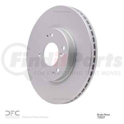 604-72037 by DYNAMIC FRICTION COMPANY - GEOSPEC Coated Rotor - Blank