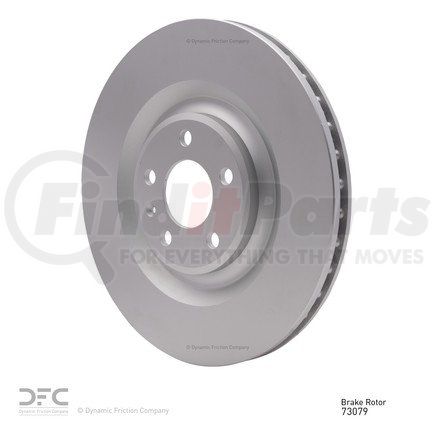 604-73079 by DYNAMIC FRICTION COMPANY - GEOSPEC Coated Rotor - Blank