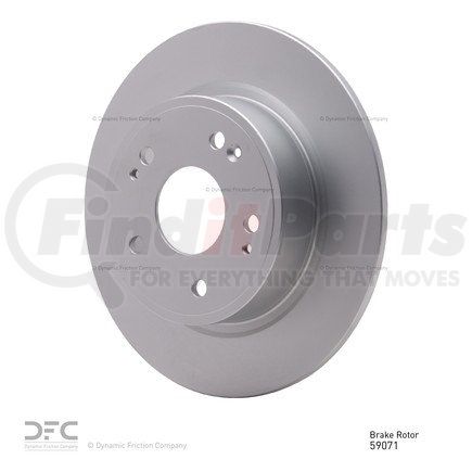 604-59071 by DYNAMIC FRICTION COMPANY - GEOSPEC Coated Rotor - Blank