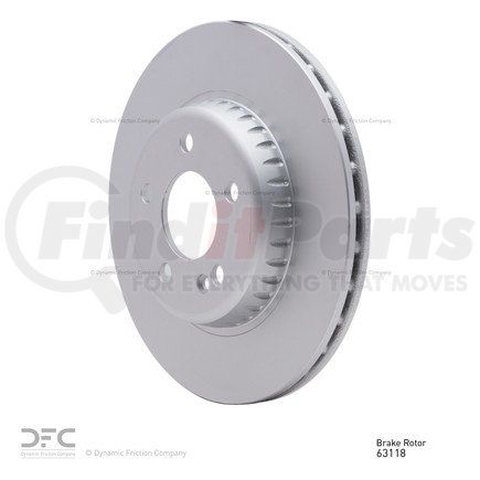 604-63118 by DYNAMIC FRICTION COMPANY - GEOSPEC Coated Rotor - Blank