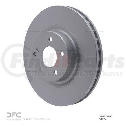 604-63127 by DYNAMIC FRICTION COMPANY - GEOSPEC Coated Rotor - Blank