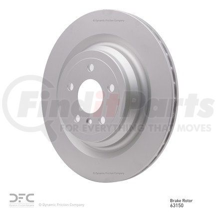 604-63150 by DYNAMIC FRICTION COMPANY - GEOSPEC Coated Rotor - Blank