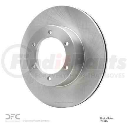 604-76102 by DYNAMIC FRICTION COMPANY - GEOSPEC Coated Rotor - Blank