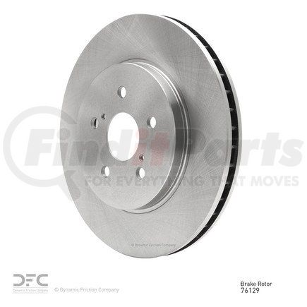 604-76129 by DYNAMIC FRICTION COMPANY - GEOSPEC Coated Rotor - Blank