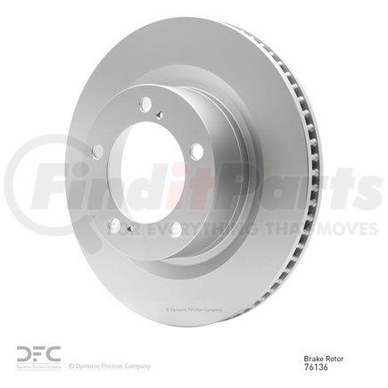 604-76136 by DYNAMIC FRICTION COMPANY - GEOSPEC Coated Rotor - Blank