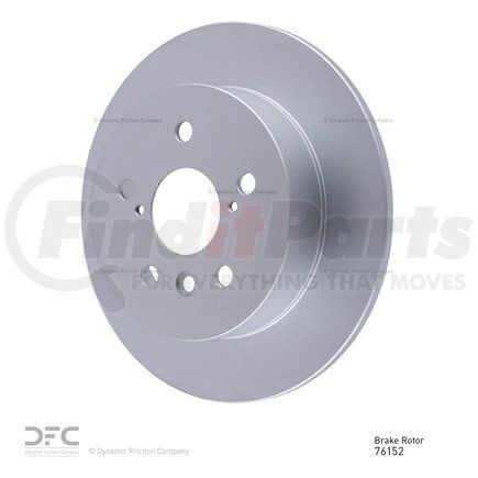 604-76152 by DYNAMIC FRICTION COMPANY - GEOSPEC Coated Rotor - Blank