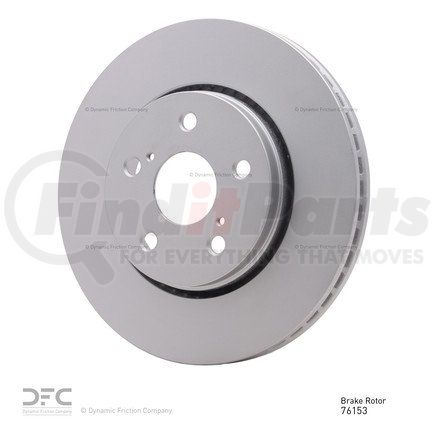 604-76153 by DYNAMIC FRICTION COMPANY - GEOSPEC Coated Rotor - Blank