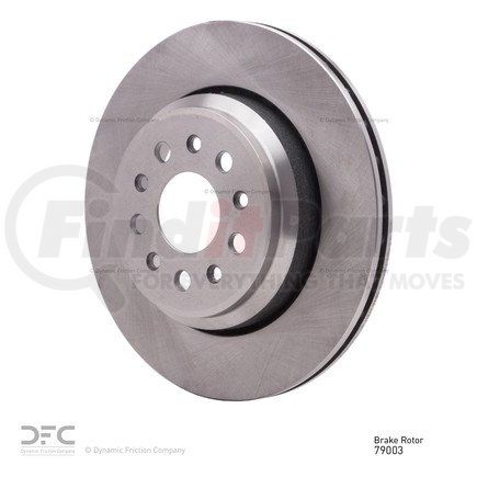 604-79003 by DYNAMIC FRICTION COMPANY - GEOSPEC Coated Rotor - Blank