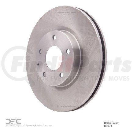 604-80071 by DYNAMIC FRICTION COMPANY - GEOSPEC Coated Rotor - Blank