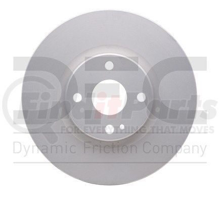 604-80074 by DYNAMIC FRICTION COMPANY - GEOSPEC Coated Rotor - Blank