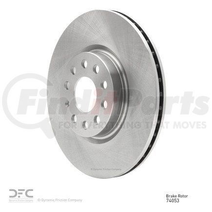 604-74053 by DYNAMIC FRICTION COMPANY - GEOSPEC Coated Rotor - Blank