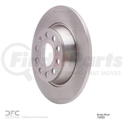 604-74055 by DYNAMIC FRICTION COMPANY - GEOSPEC Coated Rotor - Blank