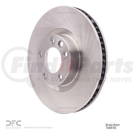 604-74057D by DYNAMIC FRICTION COMPANY - GEOSPEC Coated Rotor - Blank