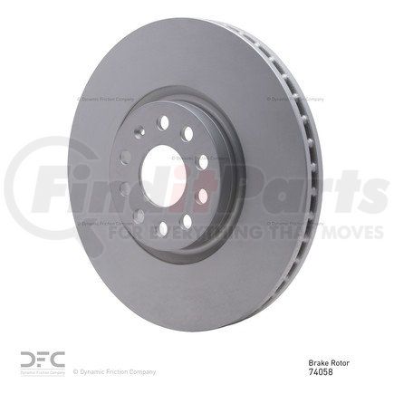 604-74058 by DYNAMIC FRICTION COMPANY - GEOSPEC Coated Rotor - Blank