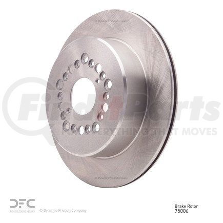 604-75006 by DYNAMIC FRICTION COMPANY - GEOSPEC Coated Rotor - Blank