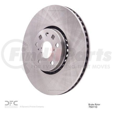 604-75011D by DYNAMIC FRICTION COMPANY - GEOSPEC Coated Rotor - Blank
