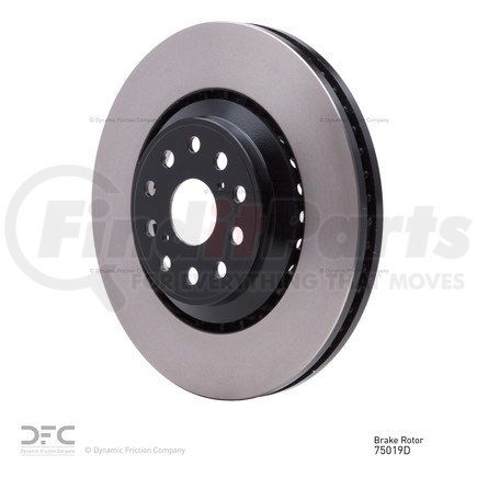 604-75019D by DYNAMIC FRICTION COMPANY - GEOSPEC Coated Rotor - Blank