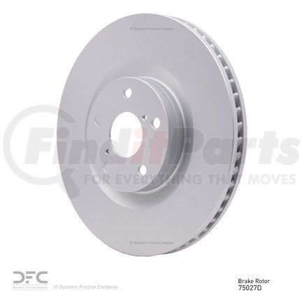 604-75027D by DYNAMIC FRICTION COMPANY - GEOSPEC Coated Rotor - Blank